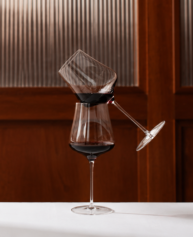 Burgundy Stemware collection