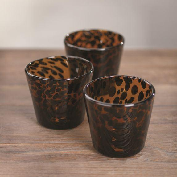 Amber Tortoise Pattern Tumblers Set of 4 - Image 2