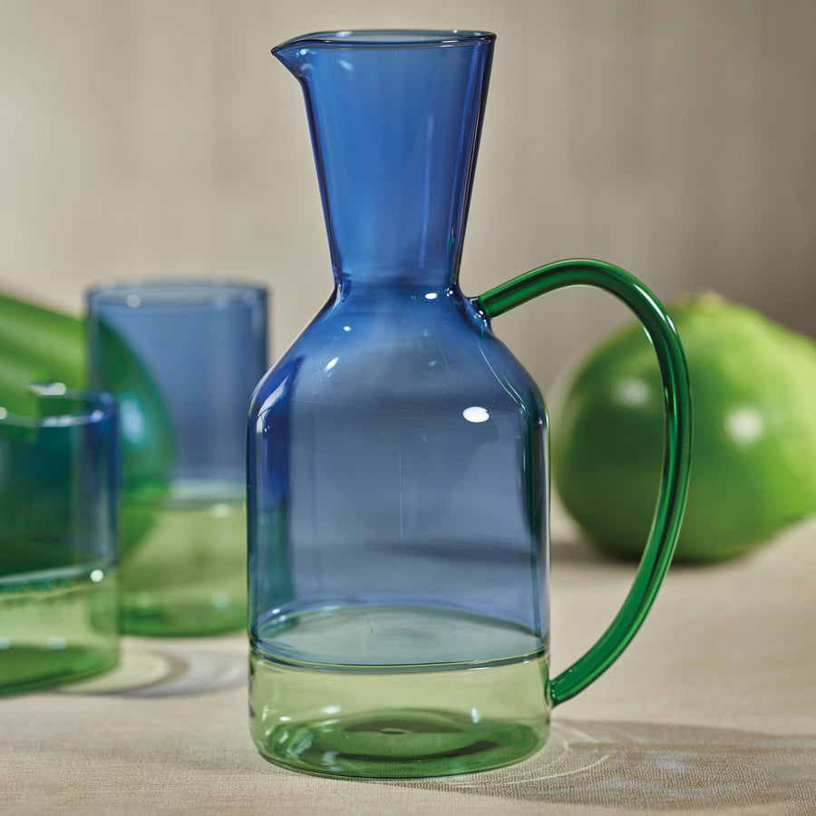 Blue & Green Two-Tone Glassware Collection - Image 5